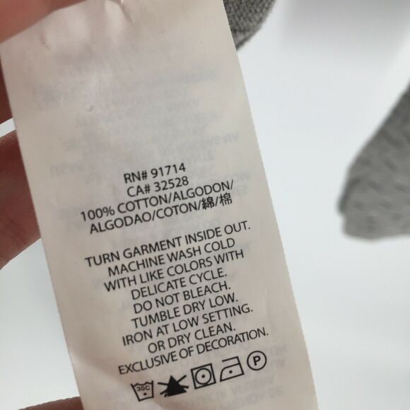 Armani Exchange Basket Weave Sweater Size Extra Small Light Gray Woven XS - Picture 5 of 7